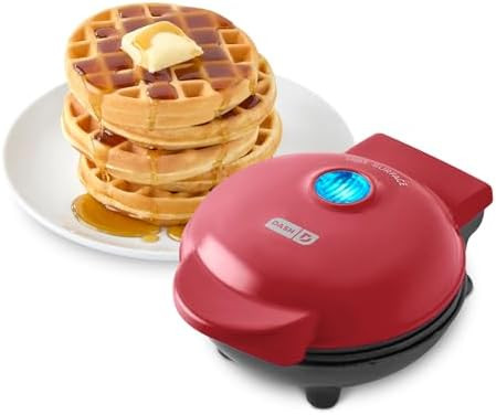 DASH Mini Waffle Maker - 4” Waffle Mold, Nonstick Waffle Iron with Quick Heat-Up, Nonstick Surf... | Amazon (US)