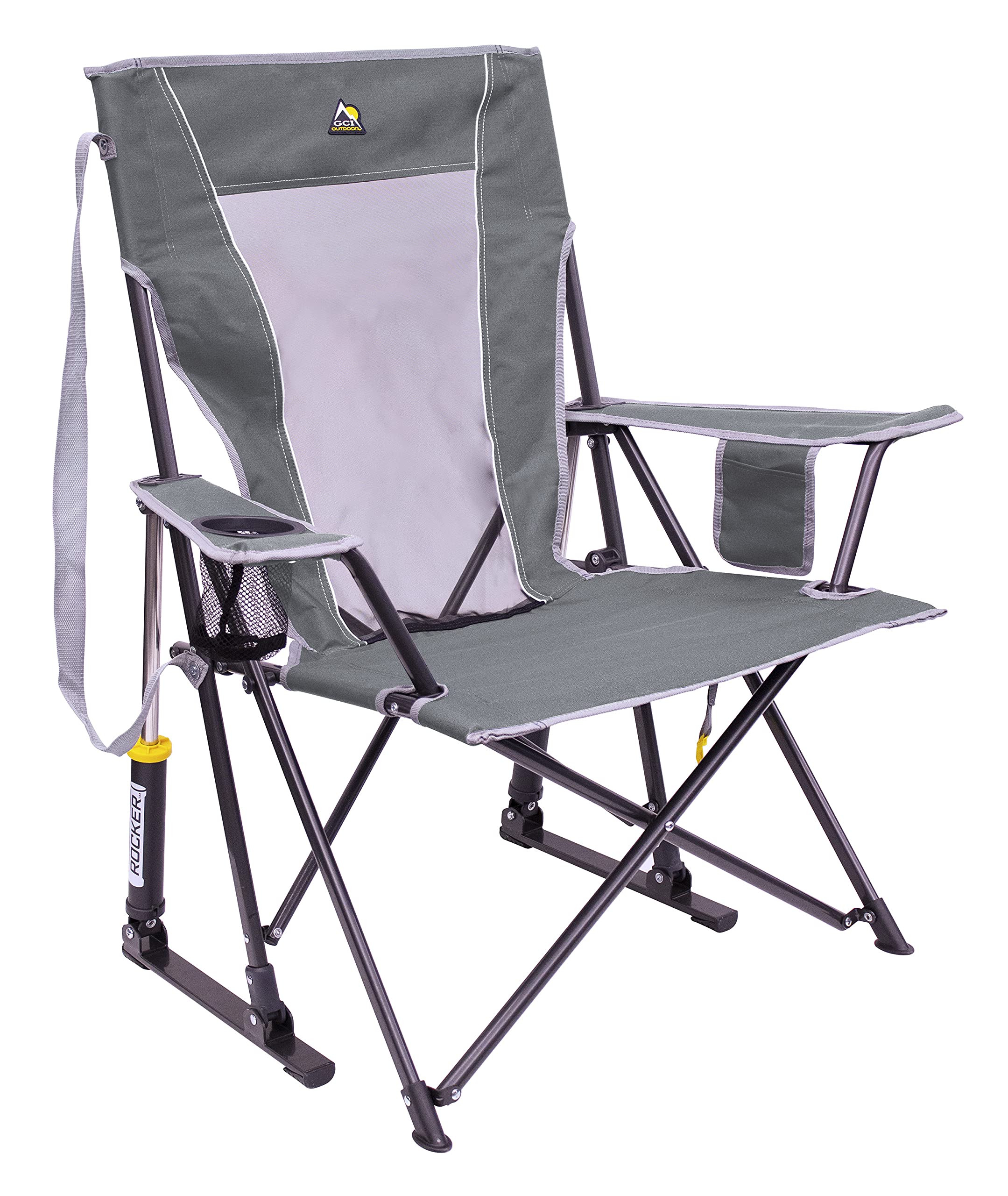 GCI Outdoor Comfort Pro Rocker Outdoor Rocking Chair with Beverage Holder | Amazon (US)