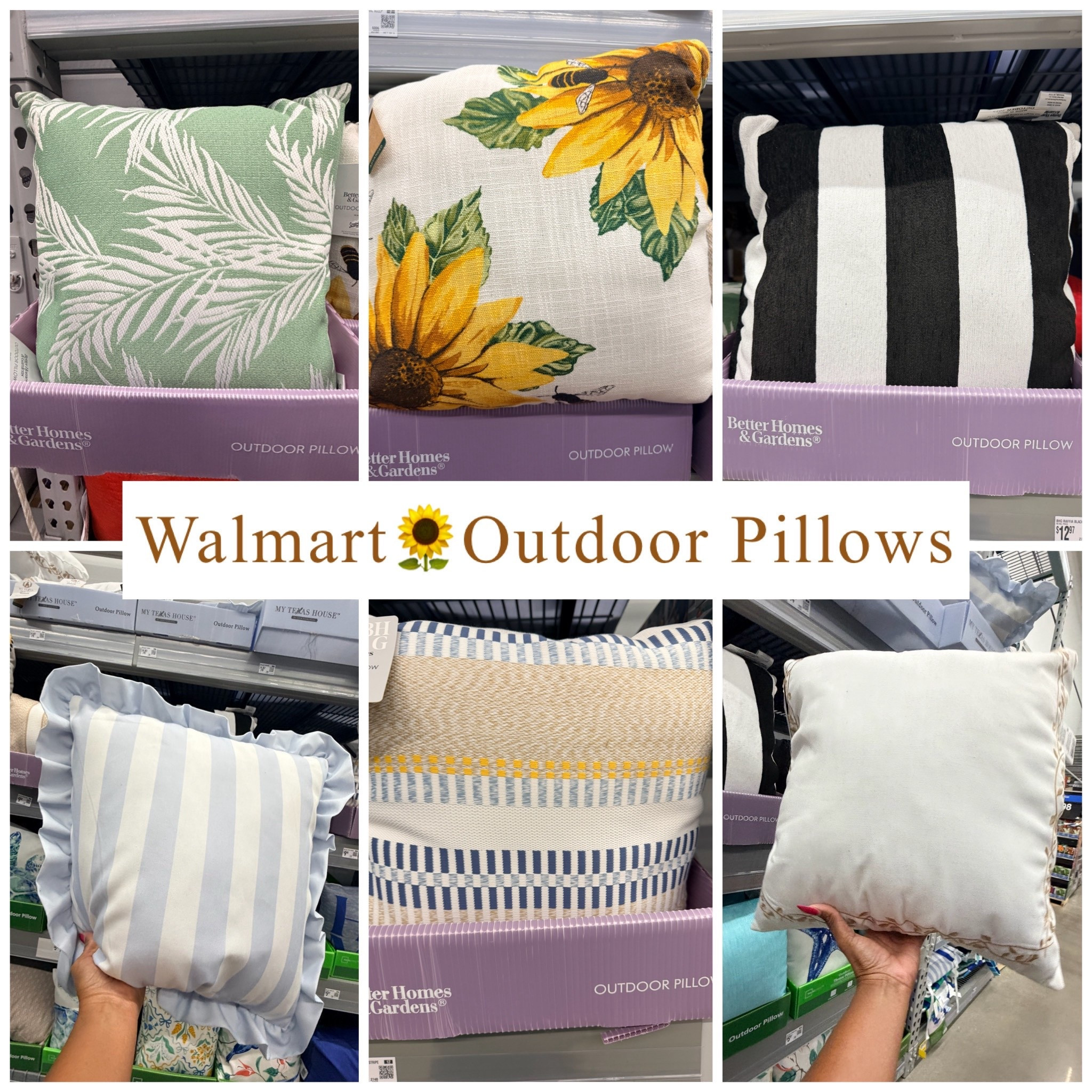 Walmart is showing out for outdoor season 🌿✨ These outdoor pillows are the easiest way to refresh your patio, porch, or backyard without a full makeover. So many colors, patterns, and textures—and all budget-friendly. Just add sunshine and you’re set ☀️🪴

Shop these finds below ⬇️.

#WalmartFinds #WalmartHome #OutdoorDecor #PatioDecor #OutdoorLiving #BackyardStyle #PorchDecor #SpringRefresh #AffordableDecor #HomeFinds #PatioSeason #OutdoorPillows #BudgetFriendly #SpringHome

#LTKHome