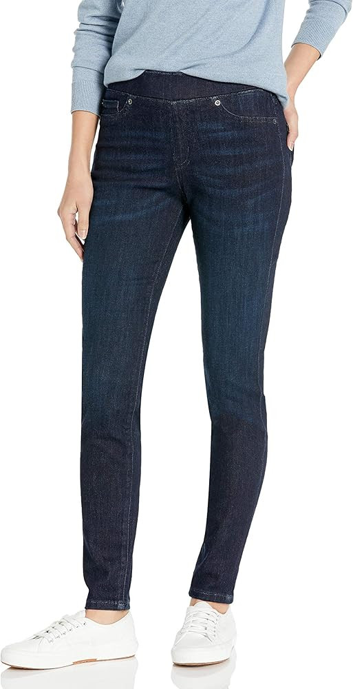 Amazon Essentials Womens Mid-Rise Stretch Pull-On Jegging - Discontinued Colors | Amazon (US)