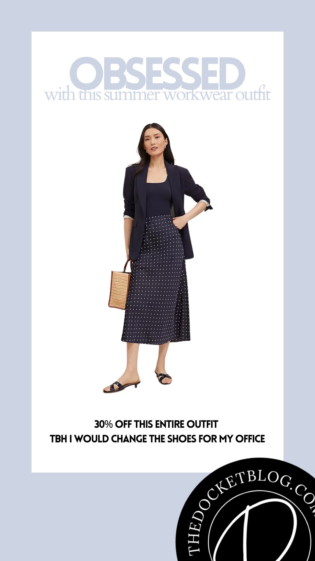 Love this spring and summer Workwear Outfit- classic and simple 

Plus it’s 30% off right now 

Womens business professional workwear and business casual workwear and office outfits midsize outfit midsize style 

#LTKSeasonal #LTKSaleAlert #LTKWorkwear