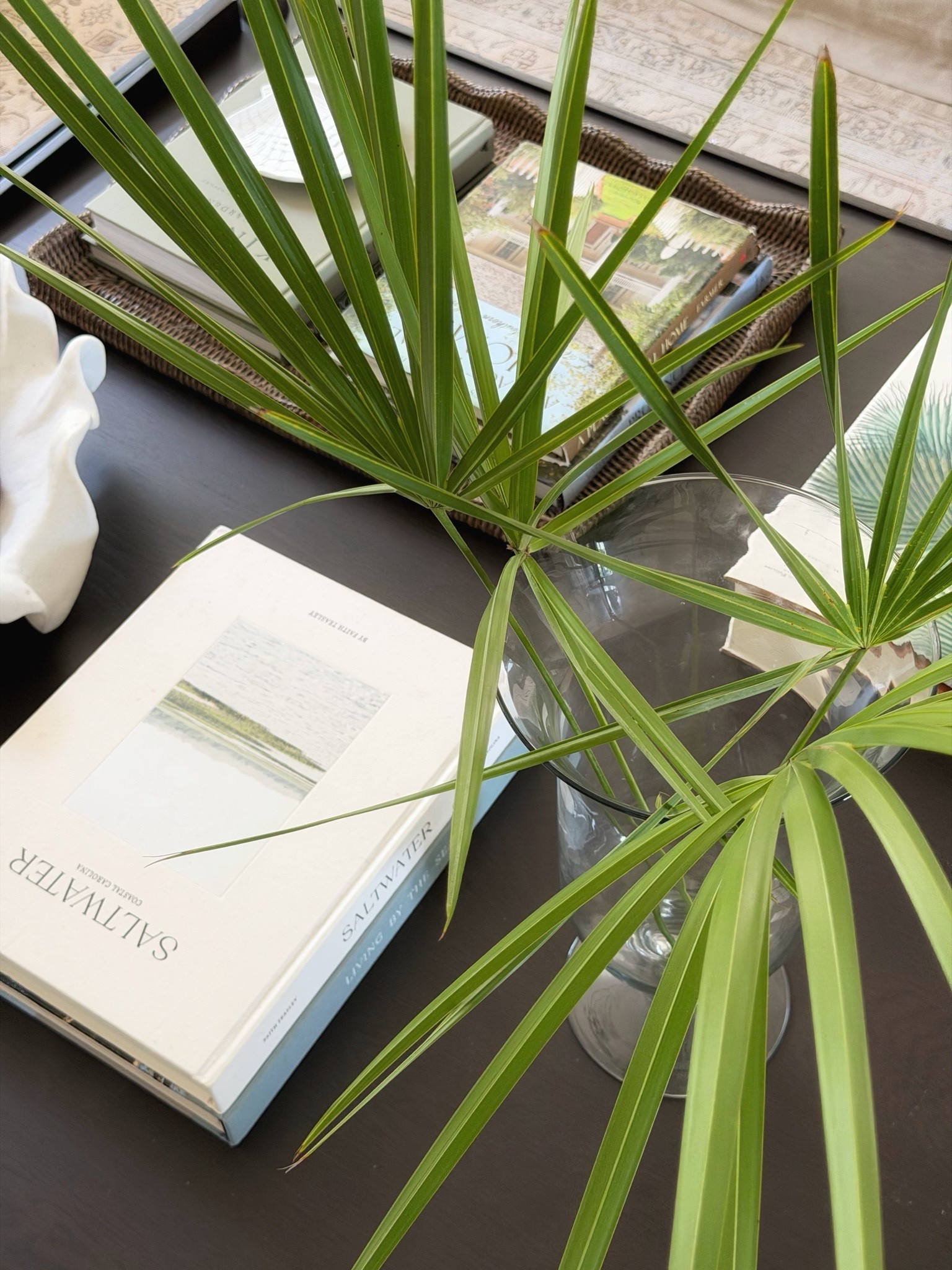 Target vase and coffee table styling - palm leaves

#LTKHome