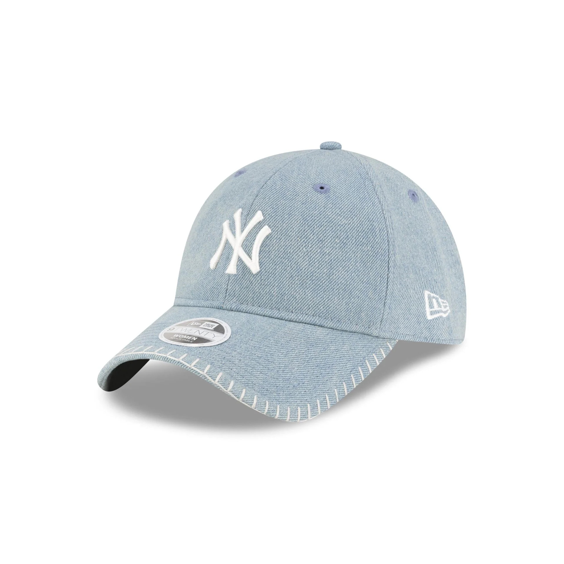 New York Yankees Light Blue Denim Stitch Women's 9TWENTY Adjustable Ha | New Era