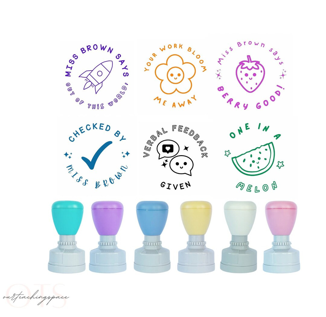 Classroom Stamps Non Custom Stamp Custom Teacher Stamp Personalised Teacher Stamps Teacher Gift S... | Etsy (US)