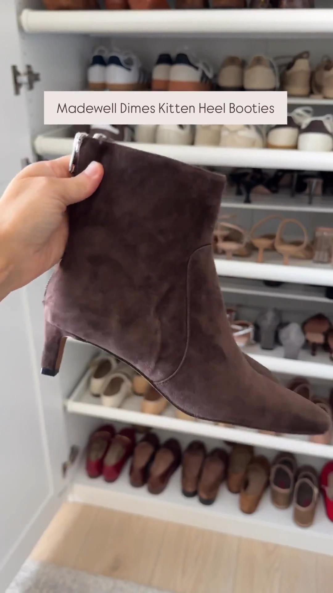 Madewell Dimes Kitten Heel bootie. These are so comfy! Toe is a timeless shape, heel is comfortable to walk in, and the footbed has enough space, so not too narrow. I sized up a half size since it’s a narrow toe and I’ll wear thick socks. Truly look good with everything!

Boots, fall style, fall fashion 

#LTKHoliday #LTKShoeCrush
