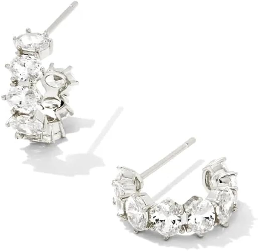 Kendra Scott Cailin Crystal Huggie Earrings, Fashion Jewelry For Women | Amazon (US)
