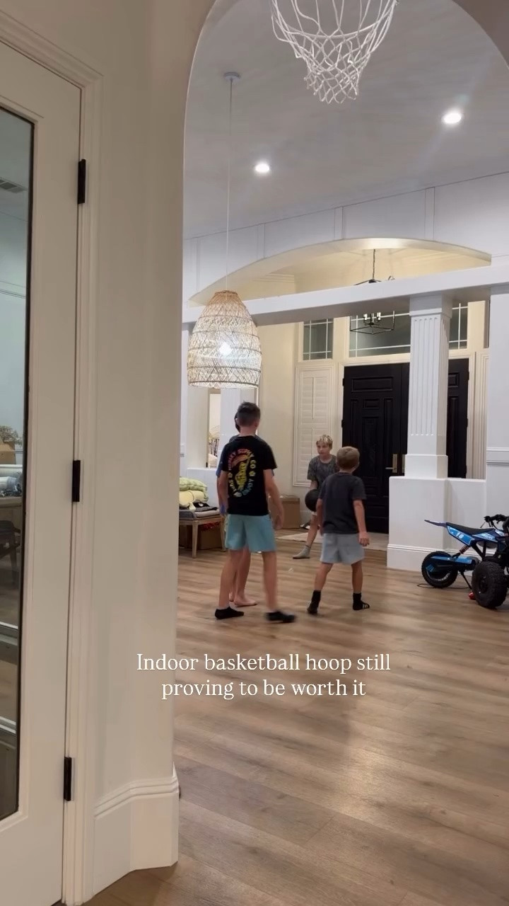 Indoor basketball hoop still proving to be worth it