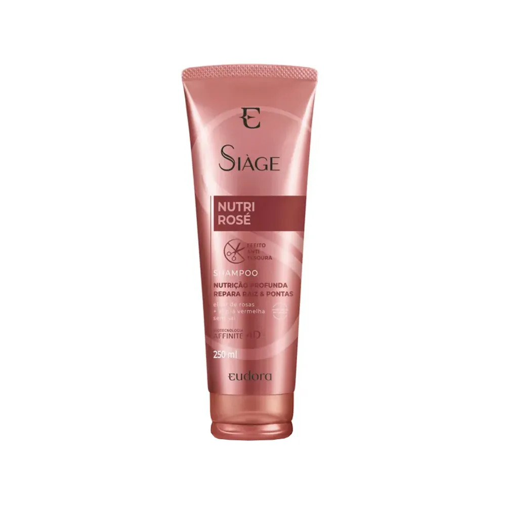 Shampoo Eudora Siáge Nutri Rose 4D 250 ml - AMOBELEZA - Produtos para Cabelo, Perfumes e Maquiag... | Amobeleza (BR)