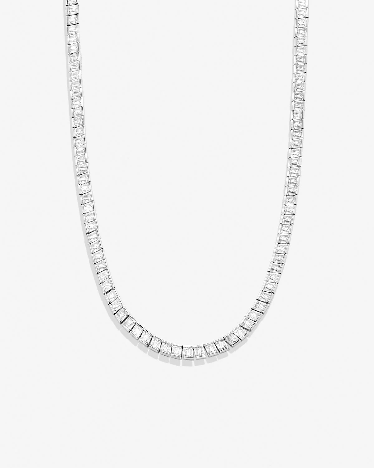 Mom Baguette Tennis Necklace | Bryan Anthonys | Bryan Anthonys