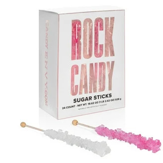 Candy Envy Magic Rainbow Rock Candy, Assorted Flavors, 10 Ct, Indiv Wrapped | Walmart (US)