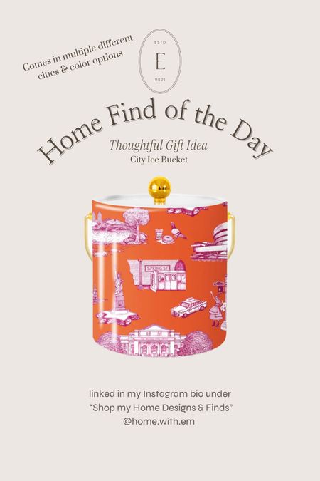 The Home Find of the Day today (aka the gift find of the day during the holiday season) I think is such a thoughtful unique gift idea!
#homewithem #christmasgifts #christmasgiftideas #giftideas #giftsfother #thoughtfulgifts #giftguide #gifts #uniquegiftideas

#LTKHoliday #LTKGiftGuide #LTKhome