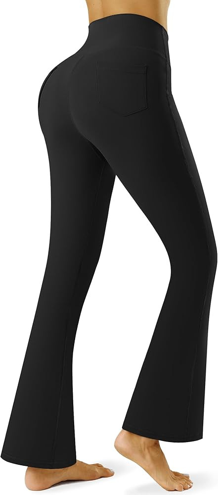 Women's Capri Pants High Waist Yoga Capri with Pockets Crossover Casual Crop Capris Pants | Amazon (US)