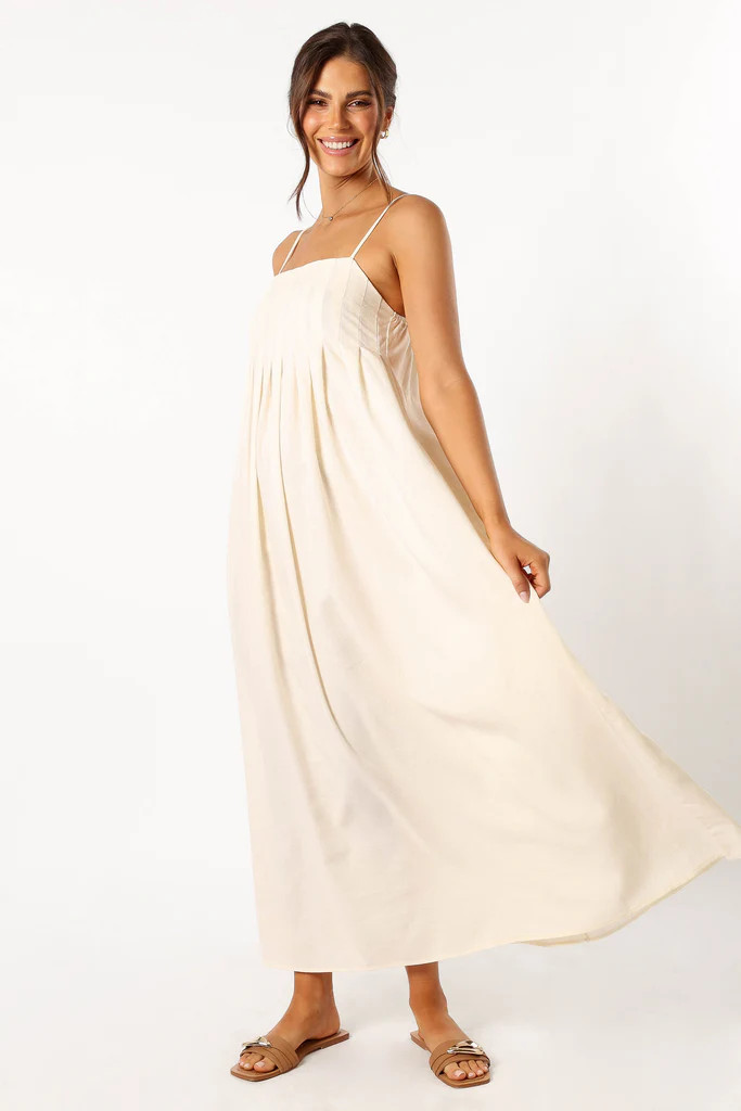 Brianna Maxi Dress - Cream | Petal & Pup (AU)