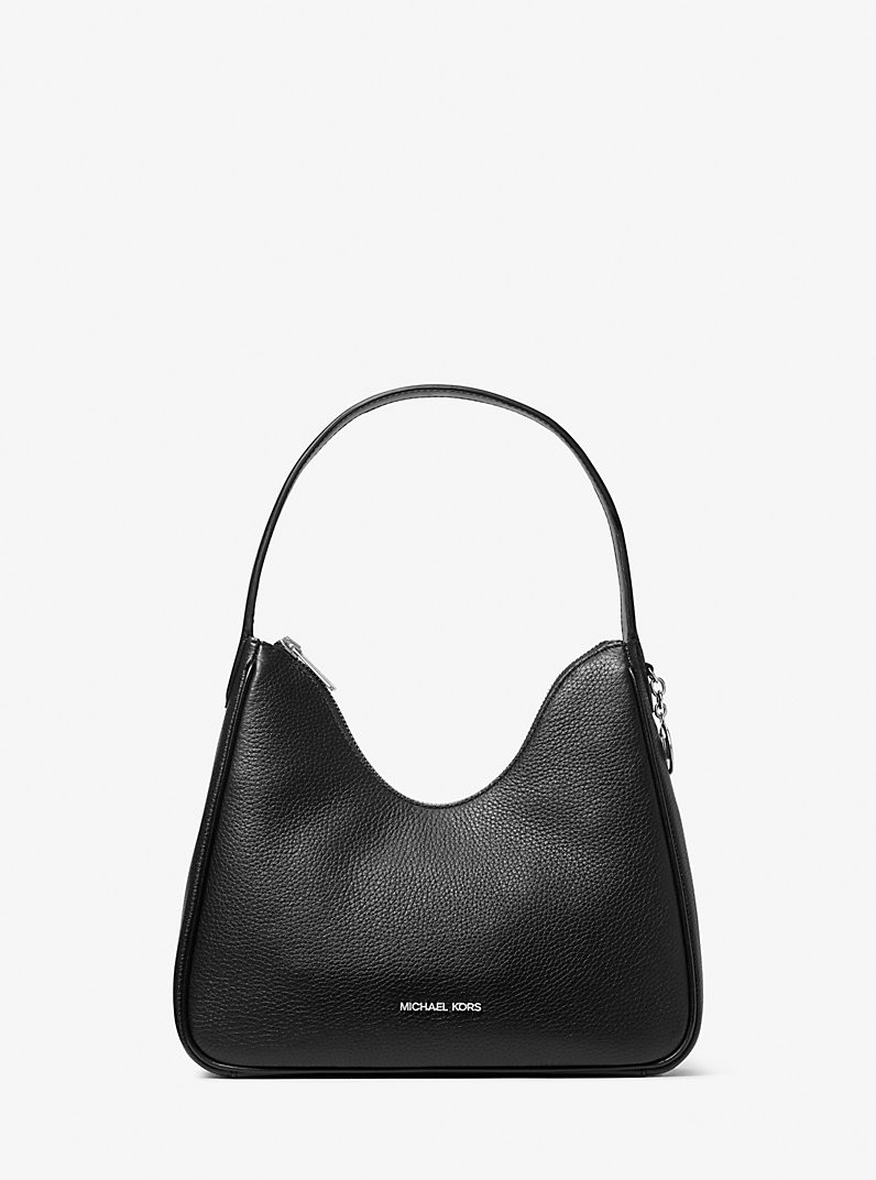 Nayla Small Pebbled Leather Hobo Shoulder Bag | Michael Kors US