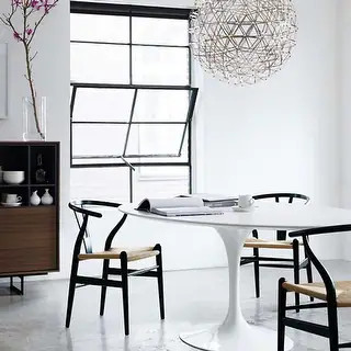 Modern Wood Dining Chair With Open Back Arm Armchair Hemp Seat For Home Restaurant Office - Black | Bed Bath & Beyond