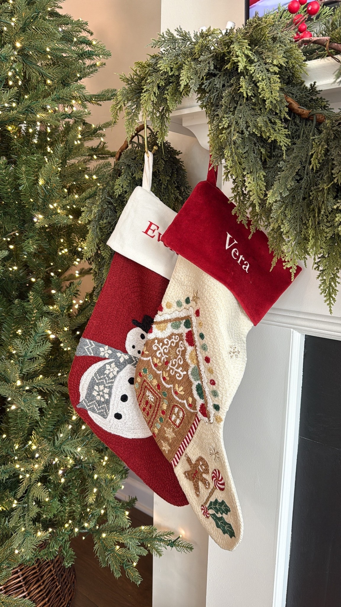 Embroidered Christmas stockings on sale! 



#LTKHoliday #LTKHome