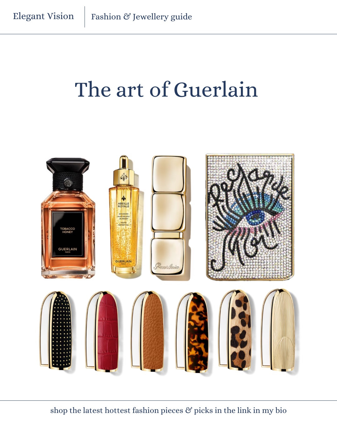 #guerlain
#guerlainmakeup
#guerlainperfume
#guerlainskincare
#guerlainparis
#guerlainlipstick
#guerlainlover
#guerlainorchideeimperiale #guerlainmeteorites
#guerlainabeilleroyale

#LTKGiftGuide #LTKWatchNow #LTKBeauty