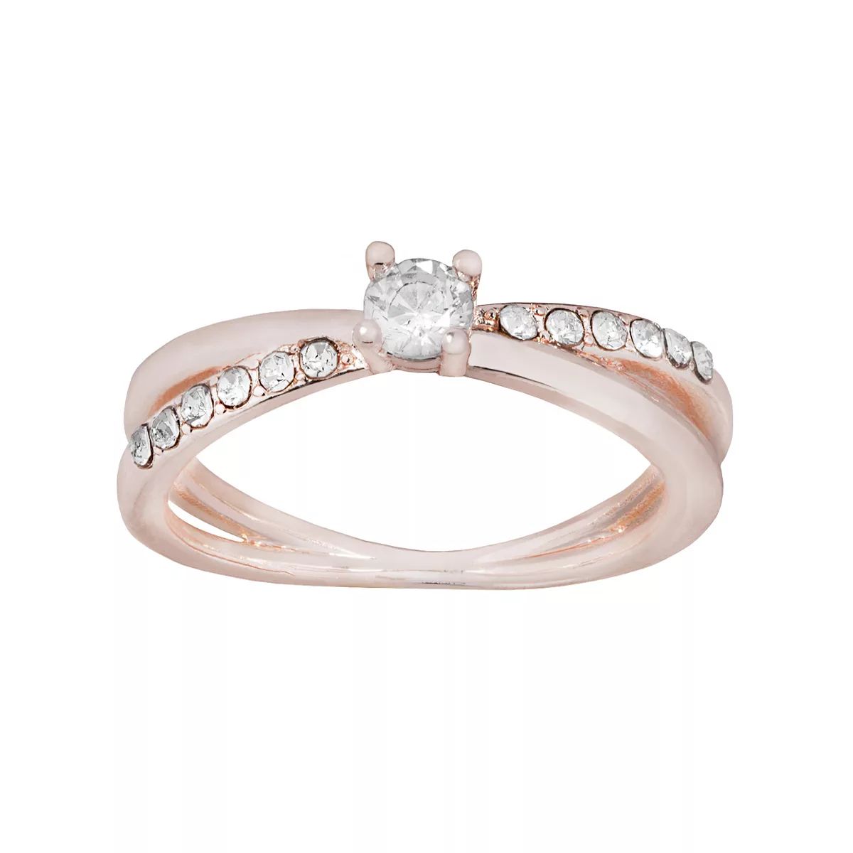 LC Lauren Conrad Cubic Zirconia Split Shank Ring | Kohl's