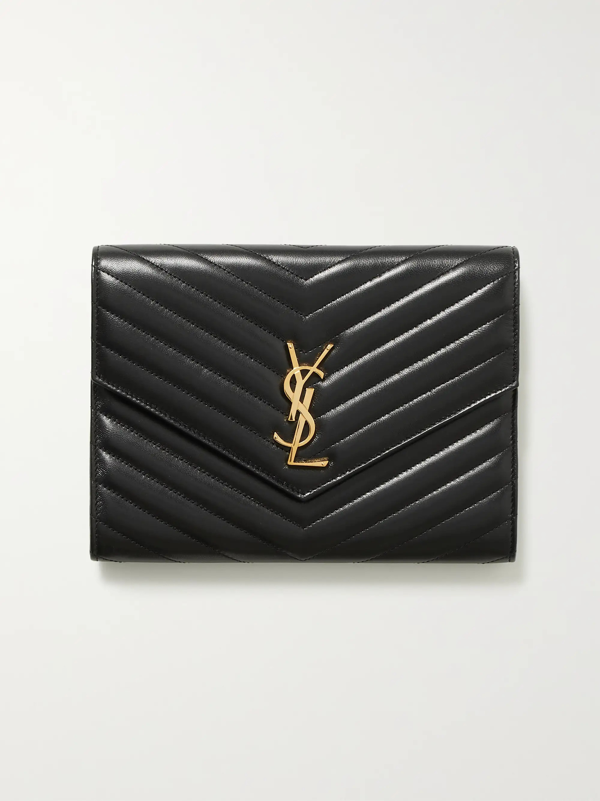 Cassandre matelassé leather clutch | NET-A-PORTER (US)