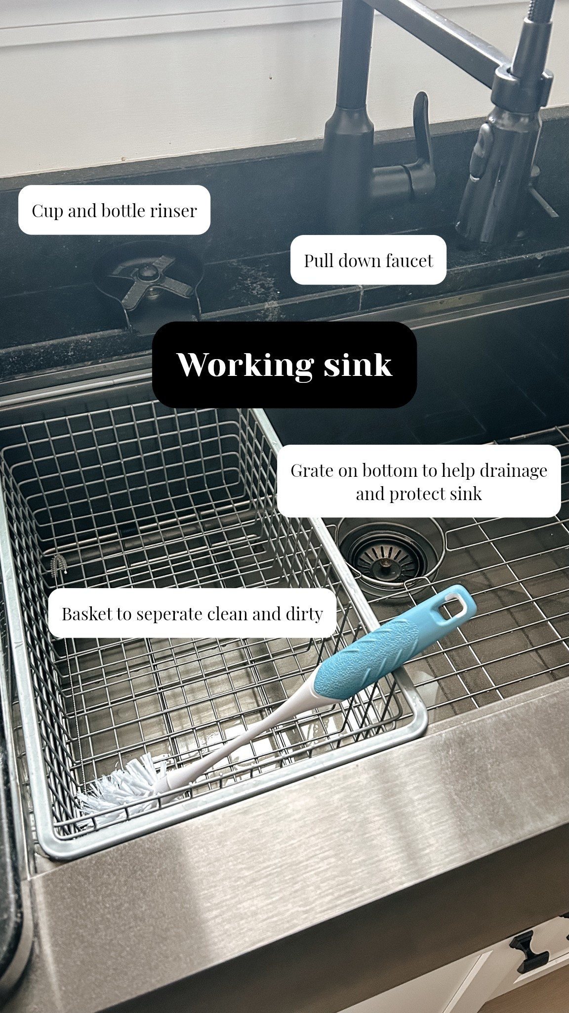 Does your sink work for you? Ours does 🙌🏼 that was one of the most important purchases in the kitchen  

#LTKHome