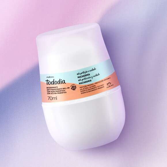 Desodorante Antitranspirante Roll-on Tododia Macadâmia | Natura BR
