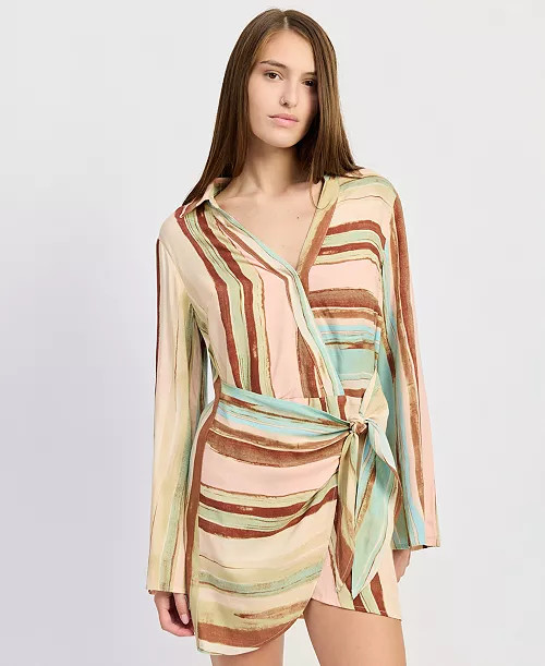Women's Lana Long-Sleeve Mini Dress | Macy's