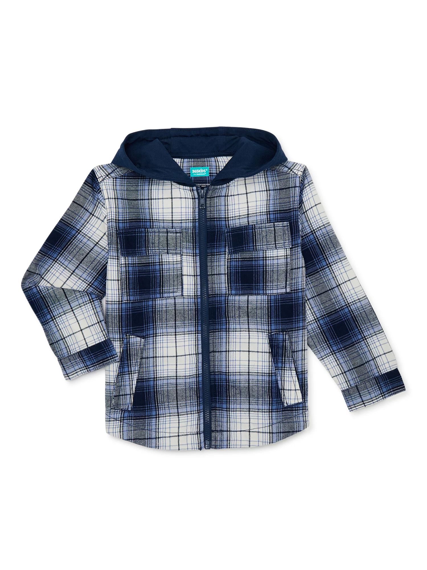 365 Kids From Garanimals Boys Shacket, Sizes 4-10 | Walmart (US)