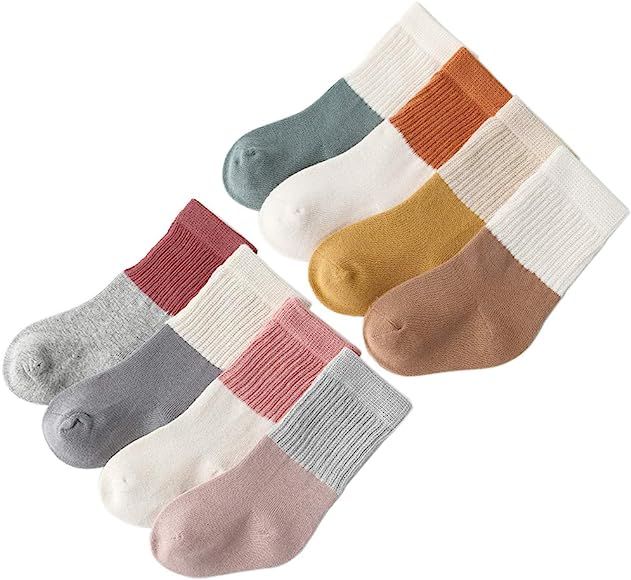 Belsmi Baby Socks Knee High Stocking Long Socks | Amazon (US)