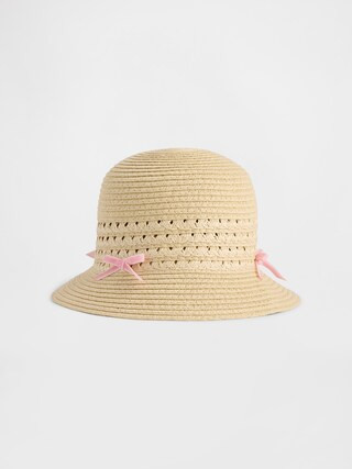 Baby & Toddler Bow Straw Hat | Gap (CA)