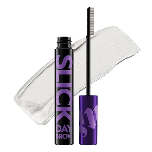 Urban Decay Slick Day Strong-Hold Clear Brow Gel, Lifted, Laminated Eyebrows, Up to 24 HR Wear, Comfortable Feel with Water-Based Wax, Flake-Proof, No White Cast, Dries Clear, Vegan - 0.23 fl oz | Amazon (US)