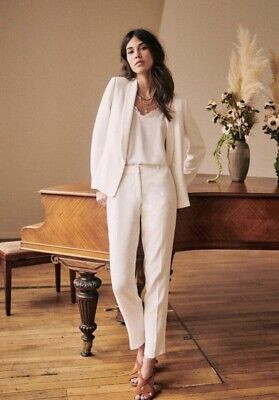 BRAND NEW SÉZANE pantalon gustavo ECRU/white  pant Sz 36  | eBay | eBay UK