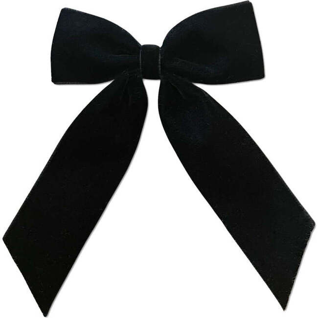Big Velvet Bow, Black | Maisonette
