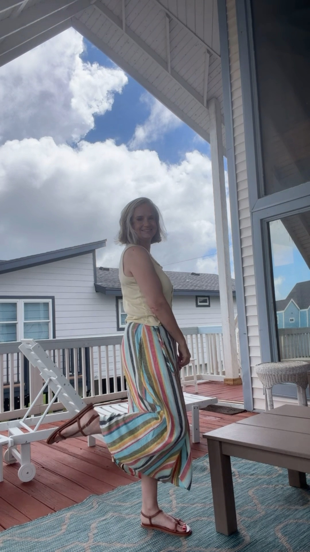 Shopping and lunch ootd 
Wearing a M skirt but could have done a small

Beach, vacation, midi skirt, linen skirt, tank top, footbed shoes, midlife style, lunch date, wrap skirt

#LTKootd #LTKOver40 #LTKSaleAlert