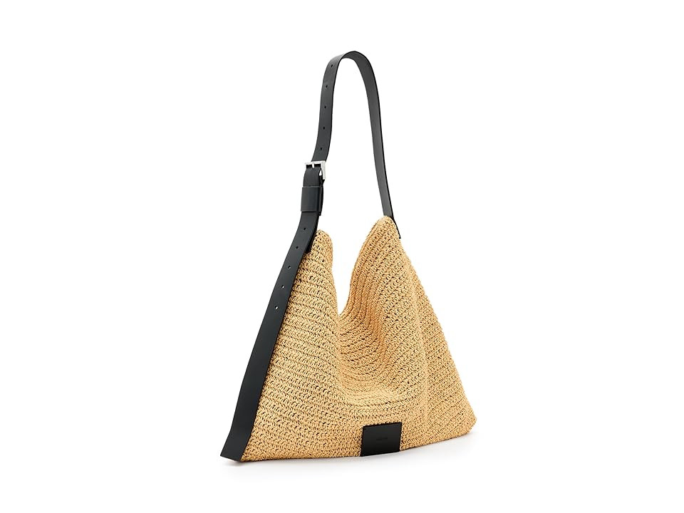 AllSaints Asha Paper Shoulder Bag Women's Handbags Natural, Cotton | Zappos