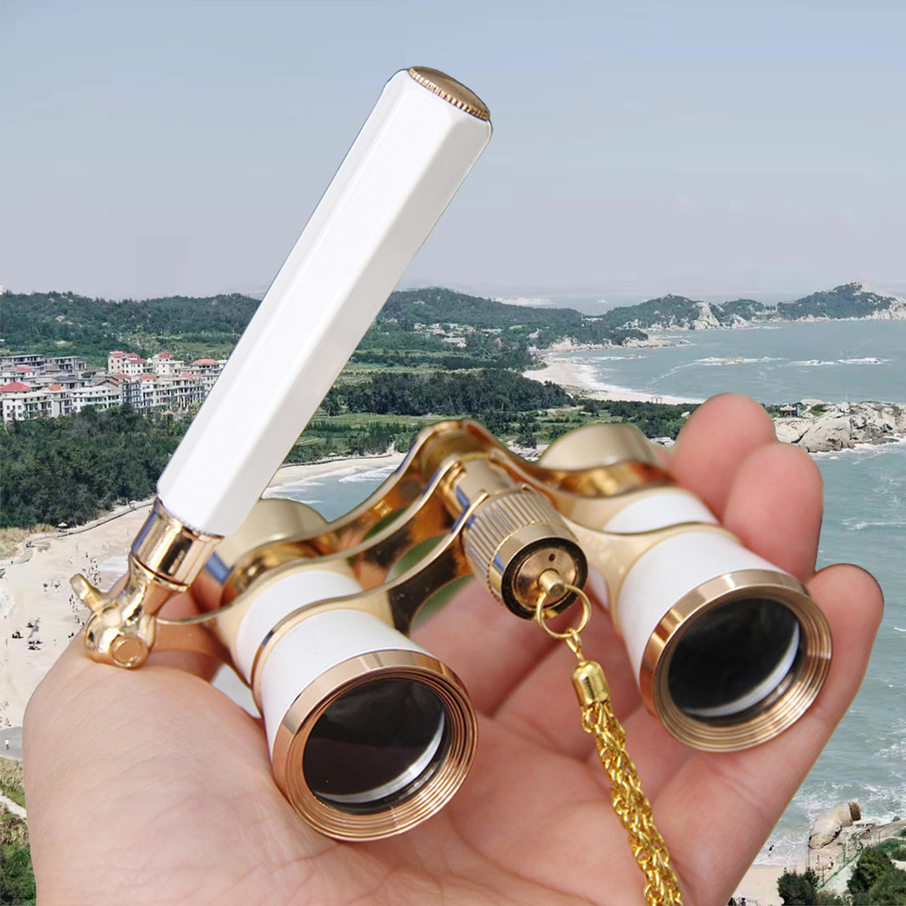 Yourelexit® Opera Glasses Binoculars 3X25 Lorgnette Theater Glasses Optical BK9 Mini Compact Lig... | Amazon (US)