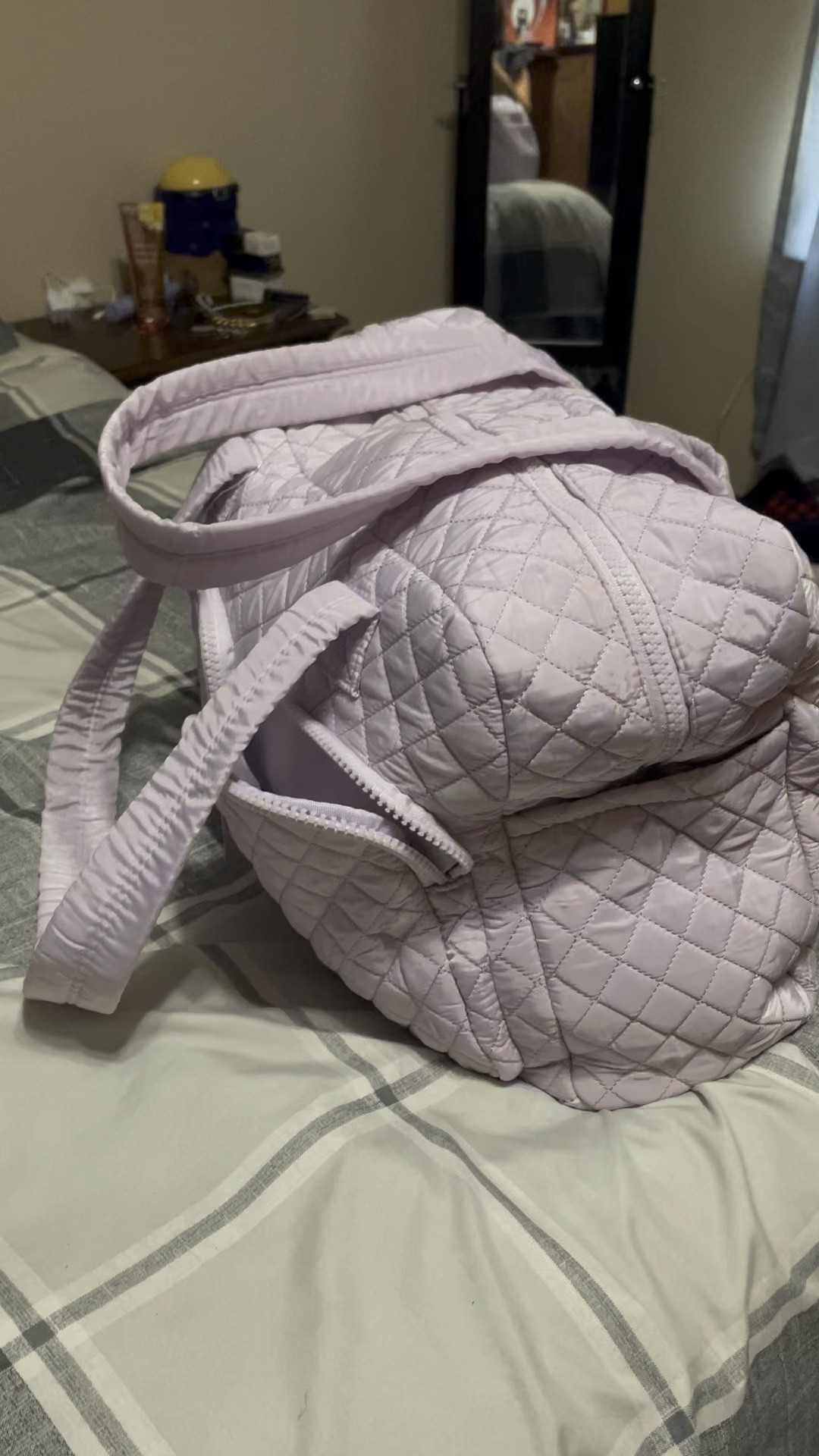 Best weekender bag 
Comes in 2 colors (I have lilac) and comes in grey 
Sisterstudio x pink lily 

#LTKTravel #LTKHome #LTKFindsUnder50