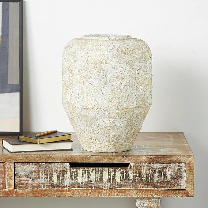 Deco 79 Metal Handmade Decorative Vase Antique Style Distressed Centerpiece Vase, Flower Vase for... | Amazon (US)