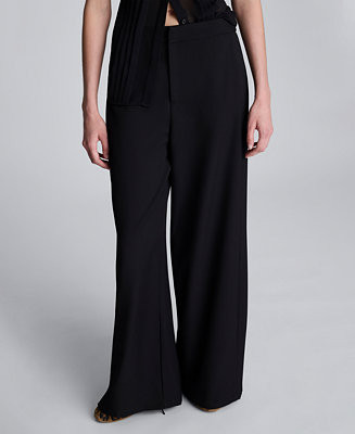 Women's Wide Leg High Rise Pants | Macy's