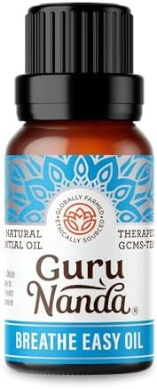 GuruNanda Breathe Easy Essential Oil, Blend of 100% Natural & Pure Essential Oils, Aromatherapy B... | Amazon (US)