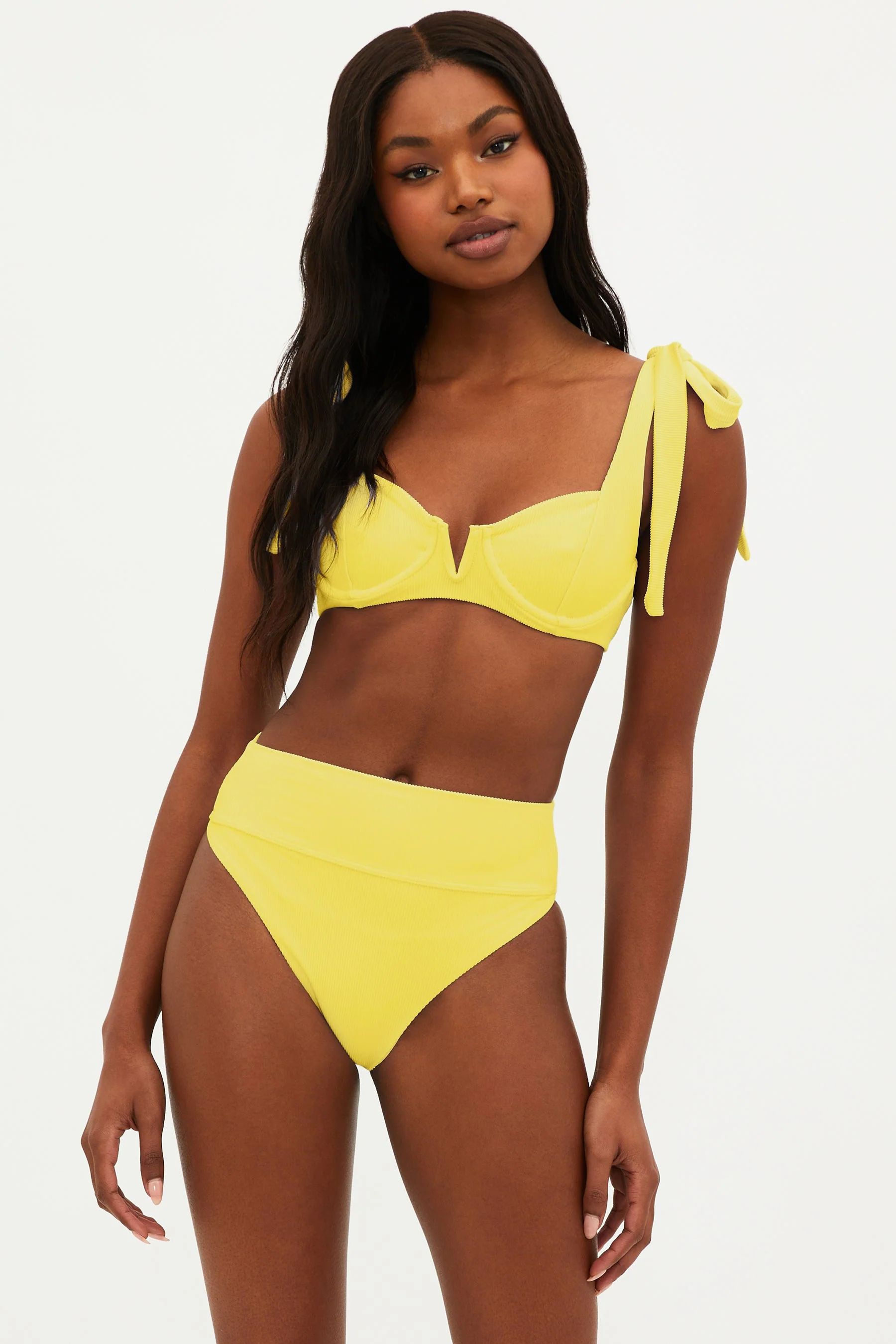 Blair Swim Top Lemon Yellow | Bikini Top | Beach Riot | Beach Riot