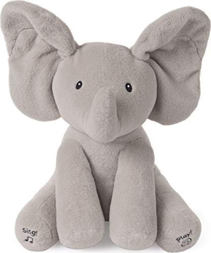 Baby GUND Animated Flappy The Elephant Stuffed Animal Plush, Gray, 12" | Amazon (US)