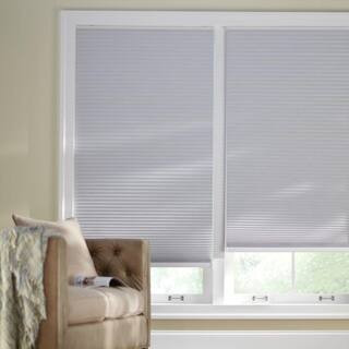 Shadow White Cordless Blackout Cellular Shades for Windows - 29 in. W x 48 in. L (Actual Size 28.... | The Home Depot