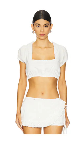 X Bella Hadid Little Miss Top in White | Revolve Clothing (Global)