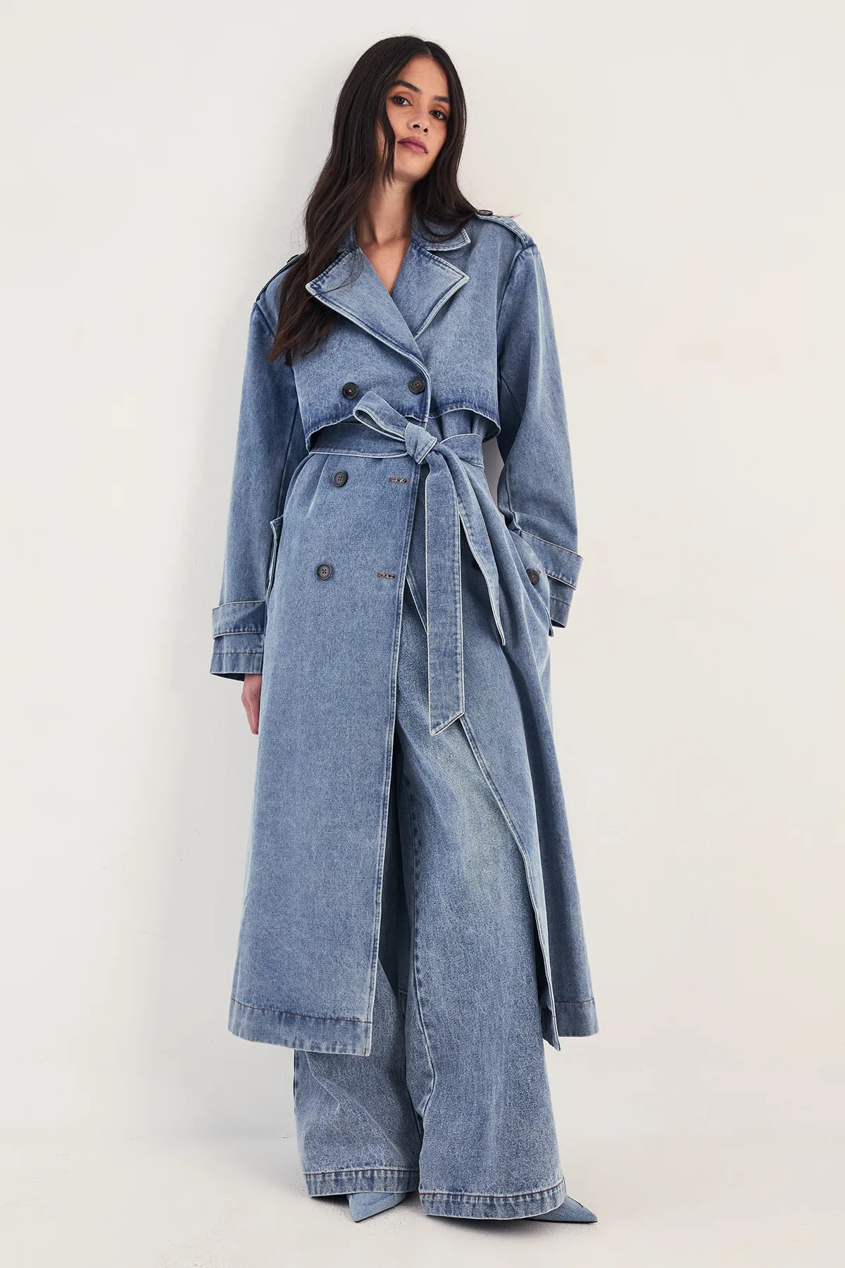 Jackets & Coats | Denim Trench Coat | NastyGal | Nasty Gal US