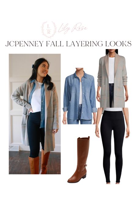 JCPenney Fall Layering Look 🍂 

#LTKstyletip #LTKSeasonal #LTKunder100