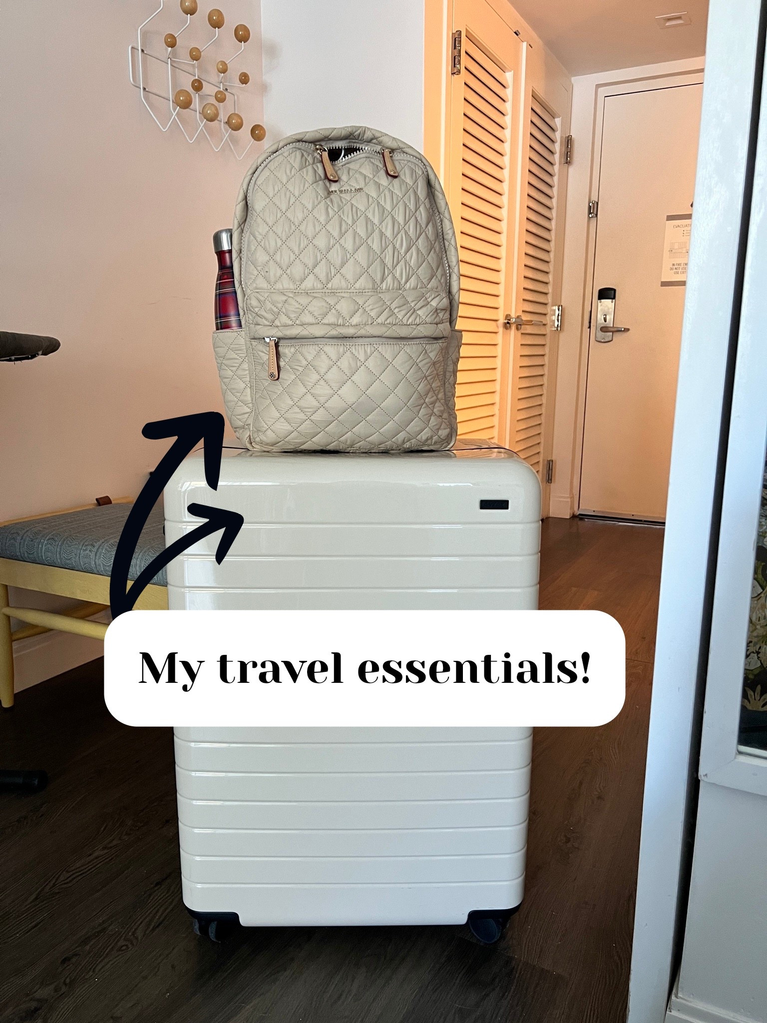 I’m finally sharing this photo I snapped at the end of an amazing 3-week trip through South Carolina and Florida last fall, and honestly it’s making me wish I was still there! 

These two are my absolute travel favorites – my Away large checked suitcase in the most beautiful neutral white, and my MZ Wallace quilted backpack as my personal item carry-on.

If you’ve ever hesitated to buy light colored luggage because of dirt and scuffs, the Away luggage cover is a total game changer. My suitcase still looks as clean as the day I bought it after countless trips.

With summer travel season just around the corner, I’m linking both below so you can grab them before your next adventure!

#LTKmomlife #LTKdayinmylife #LTKTravel