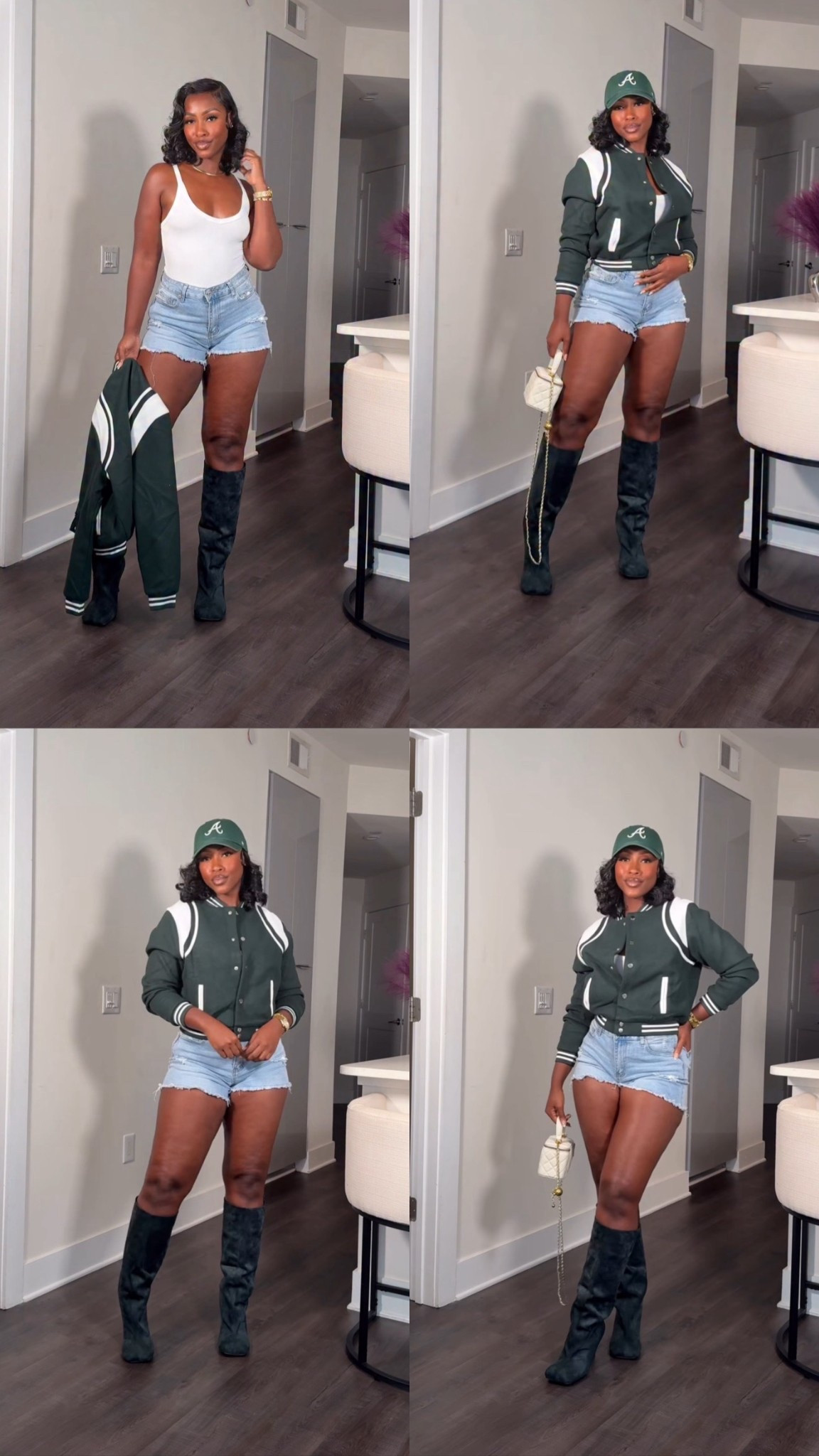 I love to transition between seasons with boots and shorts! Would you wear this? 💚

#LTKSeasonal #LTKootd