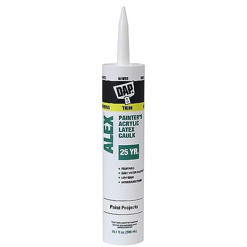 DAP Alex Painter's Acrylic Latex Caulk, White, 10.1 Oz (7079818670) | Amazon (US)