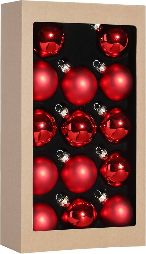 Suixing Christmas Glass Balls Multi Colors Included with Loop Set Festival Home Party Decors Xmas... | Amazon (US)