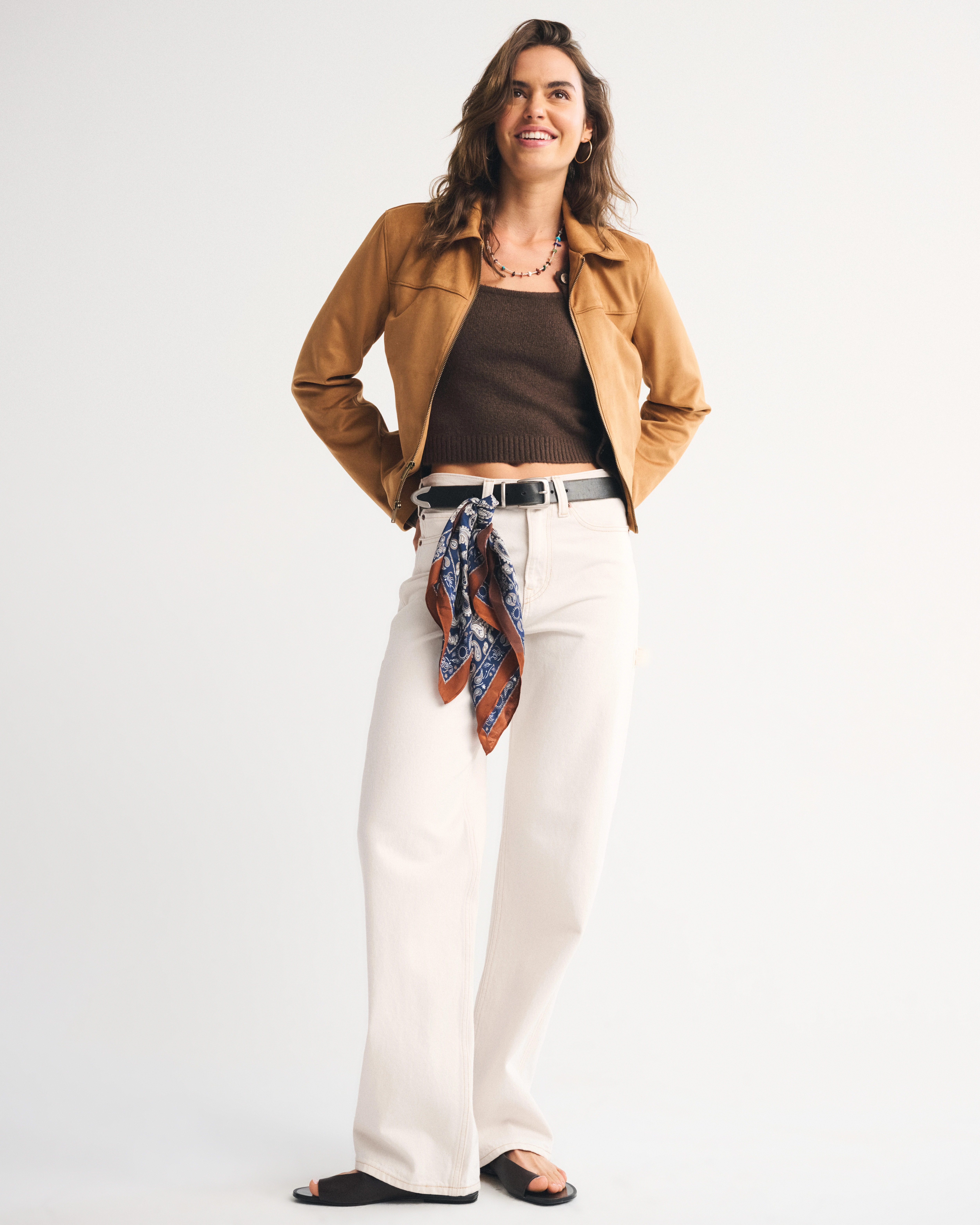 Mid Rise Slouchy Jean | Abercrombie & Fitch (US)